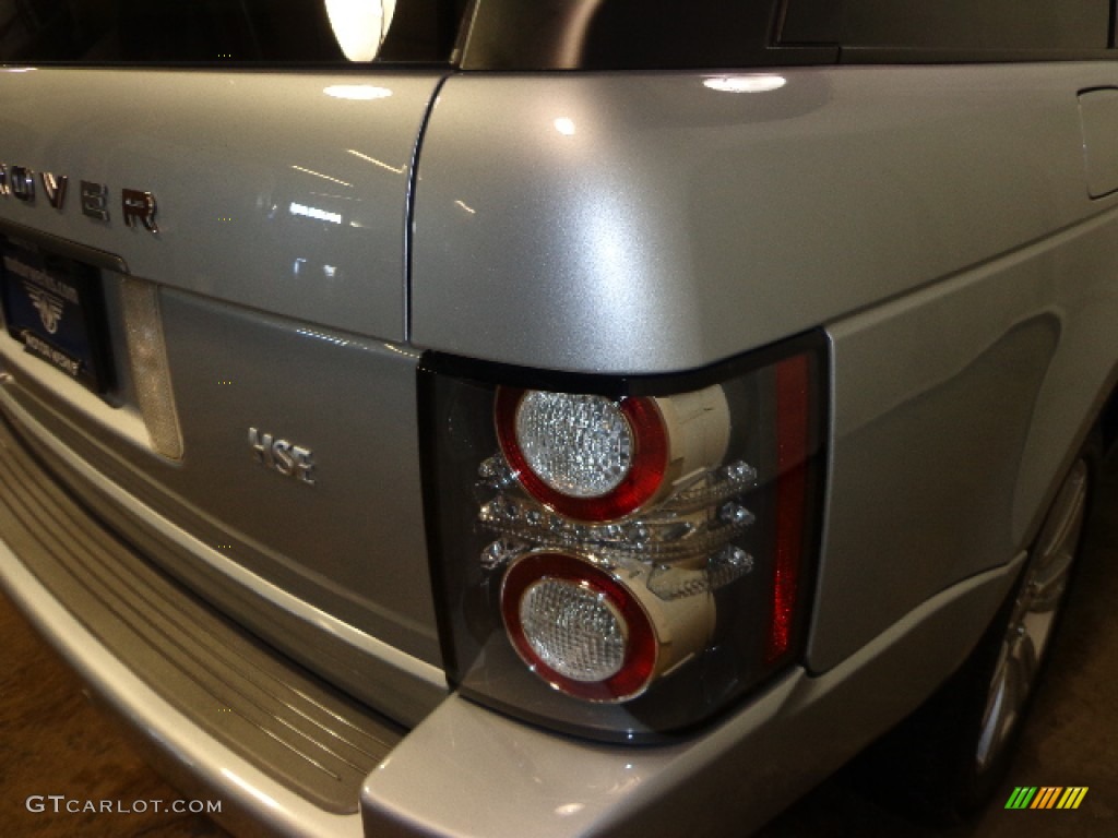 2011 Range Rover HSE - Zermatt Silver Metallic / Navy Blue/Parchment photo #5