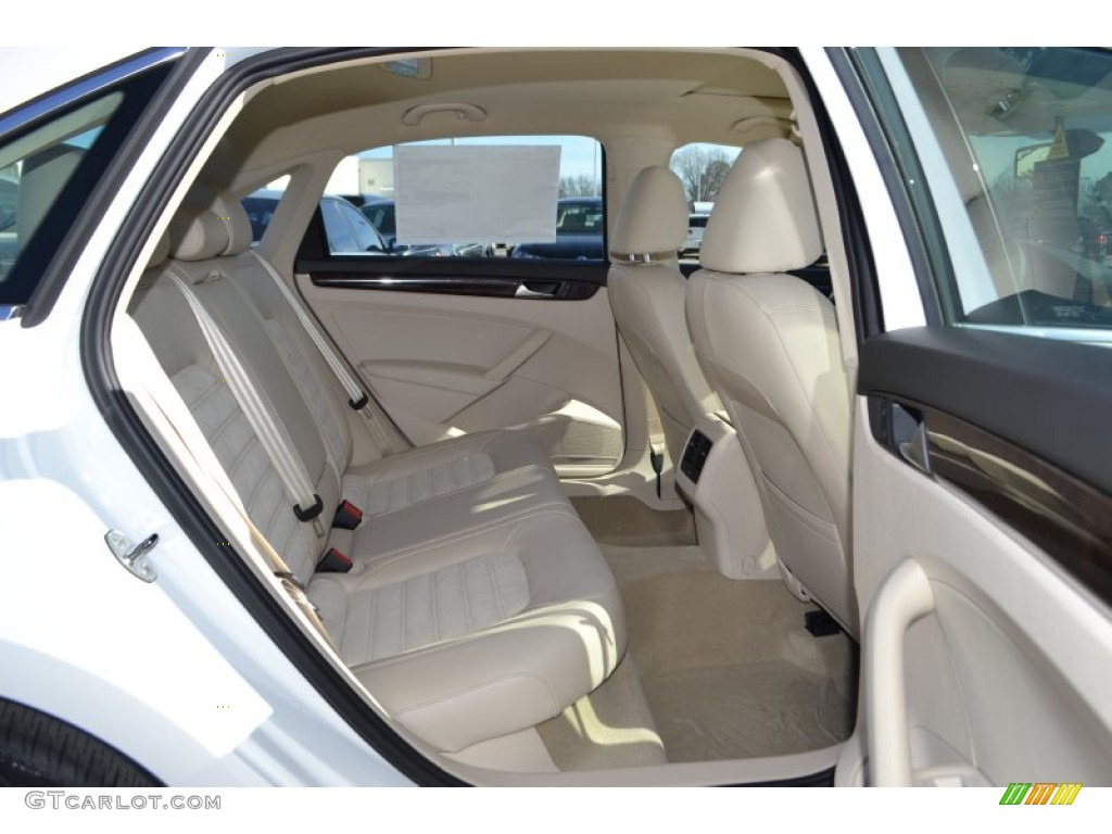 2014 Passat TDI SEL Premium - Candy White / Cornsilk Beige photo #4