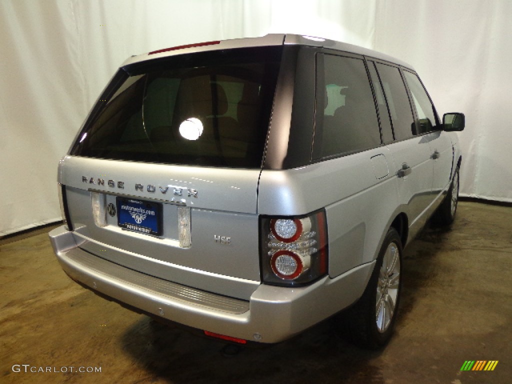 2011 Range Rover HSE - Zermatt Silver Metallic / Navy Blue/Parchment photo #16