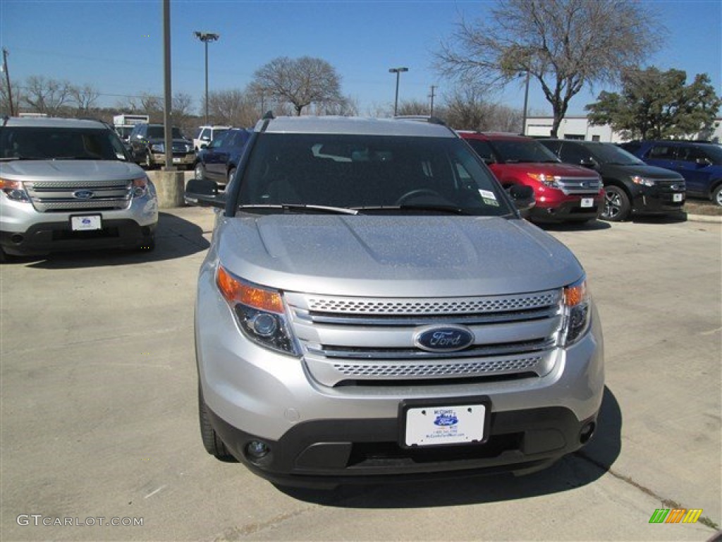 2014 Explorer XLT - Ingot Silver / Charcoal Black photo #1
