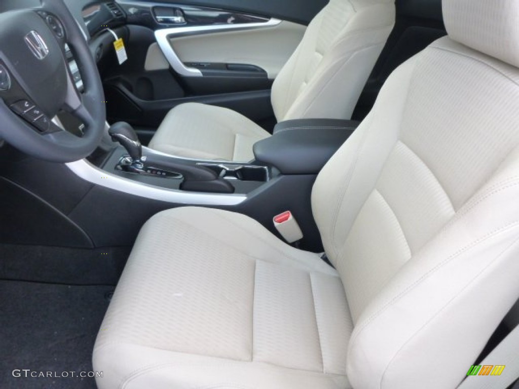 2014 Accord EX Coupe - Crystal Black Pearl / Ivory photo #7