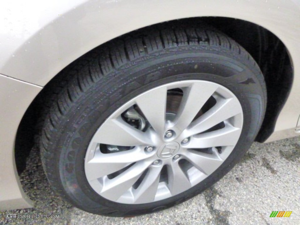 2014 Accord EX-L Sedan - Champagne Frost Pearl / Ivory photo #9