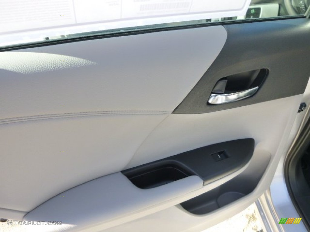 2014 Accord EX-L V6 Sedan - Alabaster Silver Metallic / Gray photo #11