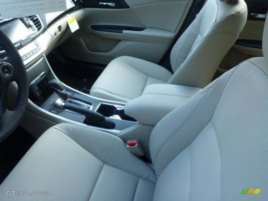 2014 Accord EX-L Sedan - Crystal Black Pearl / Ivory photo #7