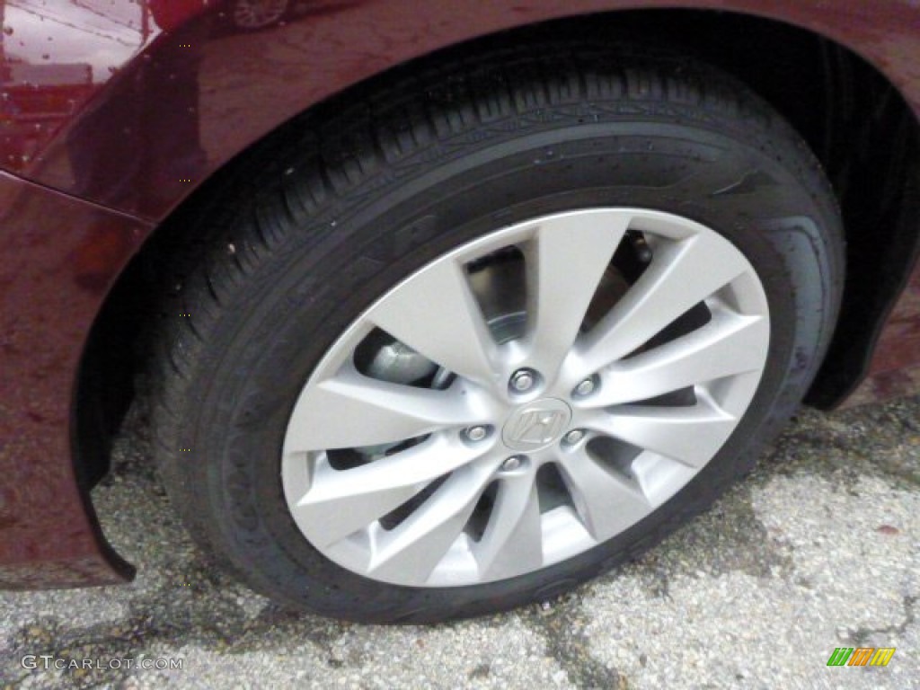 2014 Accord EX-L Sedan - Basque Red Pearl II / Ivory photo #5