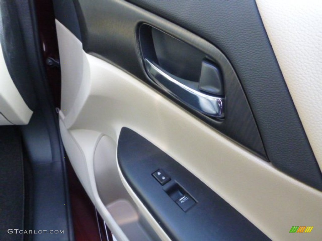 2014 Accord EX-L Sedan - Basque Red Pearl II / Ivory photo #10