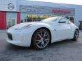 2014 Pearl White Nissan 370Z Sport Touring Coupe  photo #1