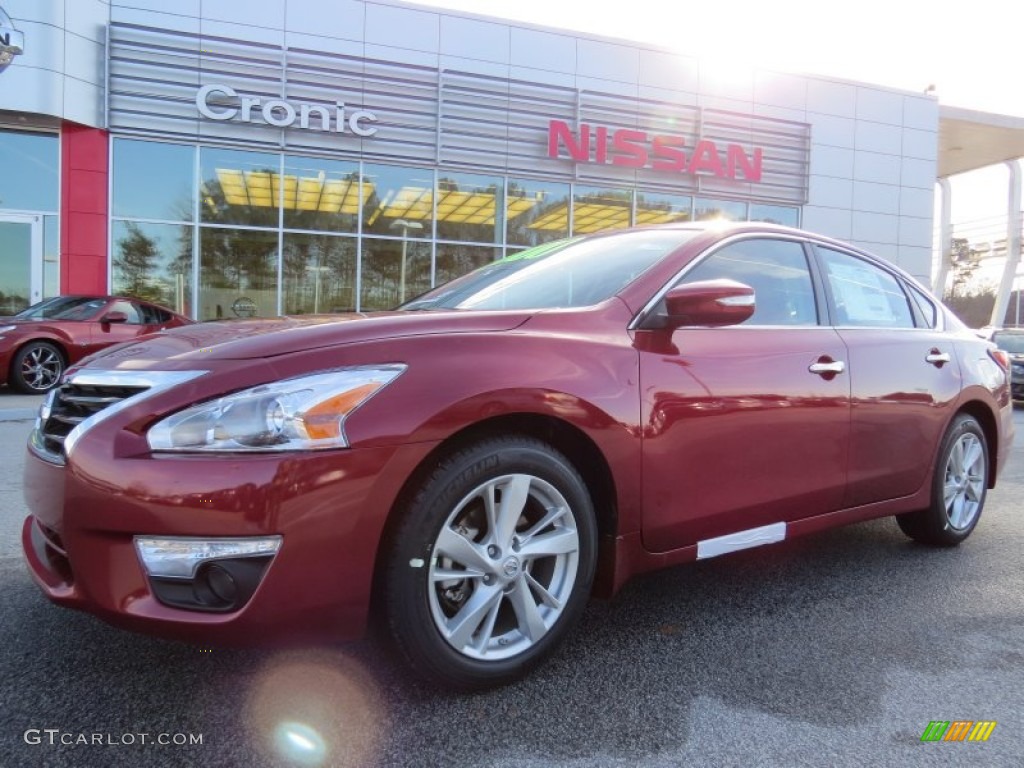 2014 Altima 2.5 SV - Cayenne Red / Charcoal photo #1