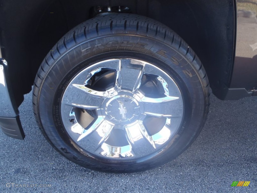 2014 Silverado 1500 LTZ Crew Cab - Tungsten Metallic / Cocoa/Dune photo #10