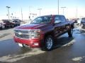 2014 Deep Ruby Metallic Chevrolet Silverado 1500 High Country Crew Cab 4x4  photo #2