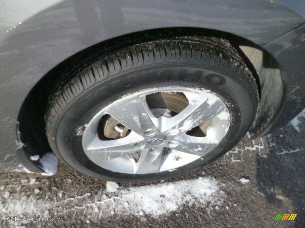 2012 Elantra GLS - Harbor Gray Metallic / Gray photo #9