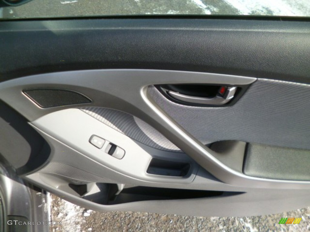 2012 Elantra GLS - Harbor Gray Metallic / Gray photo #11