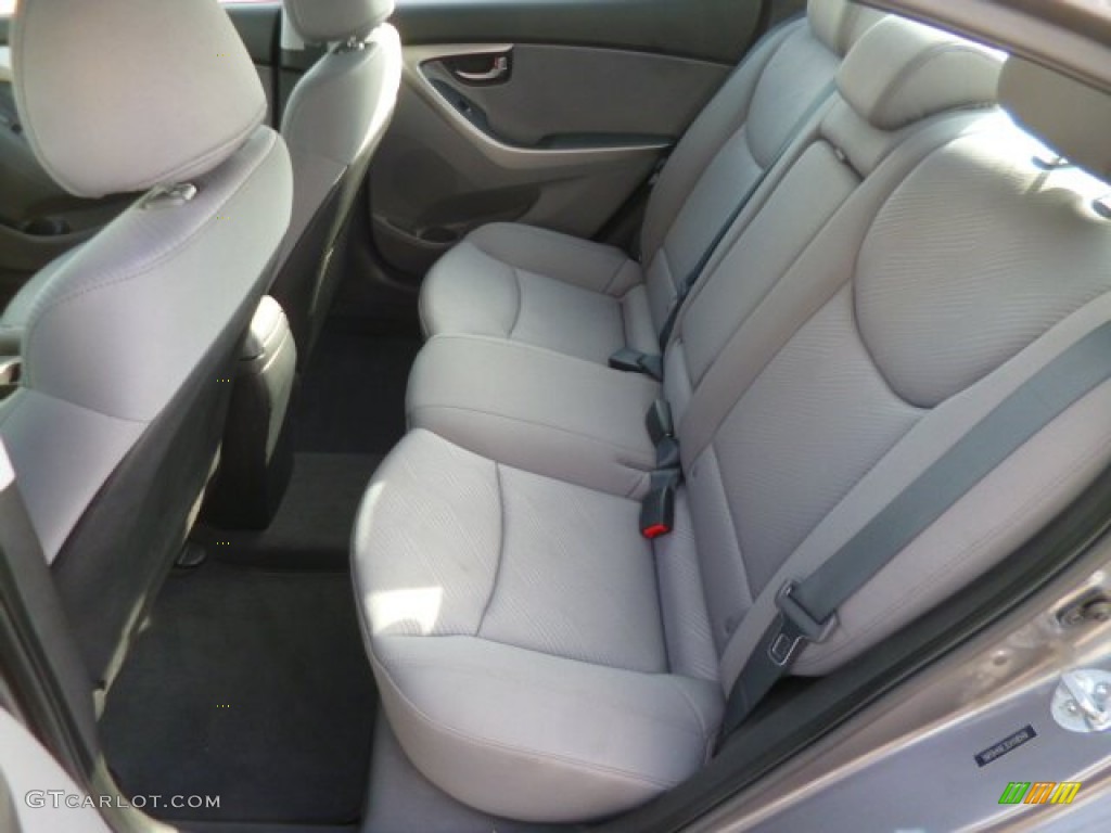 2012 Elantra GLS - Harbor Gray Metallic / Gray photo #13