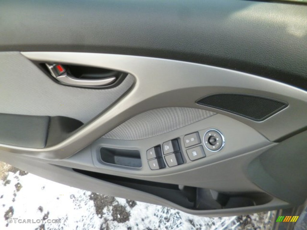 2012 Elantra GLS - Harbor Gray Metallic / Gray photo #17