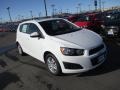 2014 Summit White Chevrolet Sonic LT Hatchback  photo #1