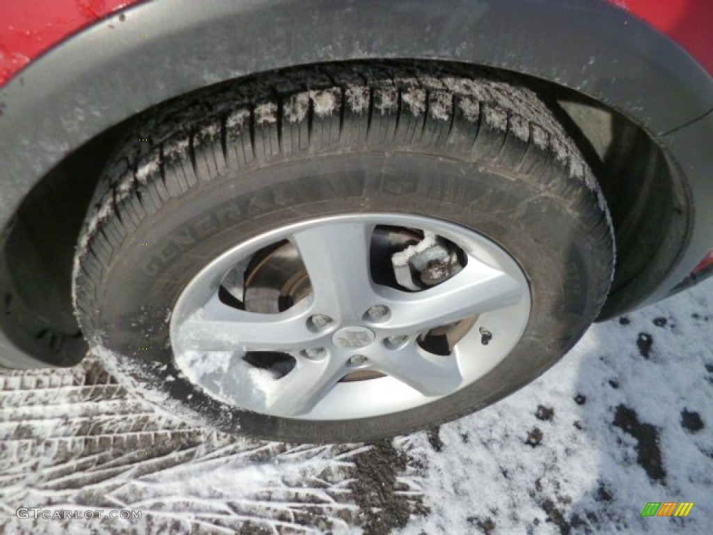 2007 SX4 AWD - Bright Red / Black photo #9