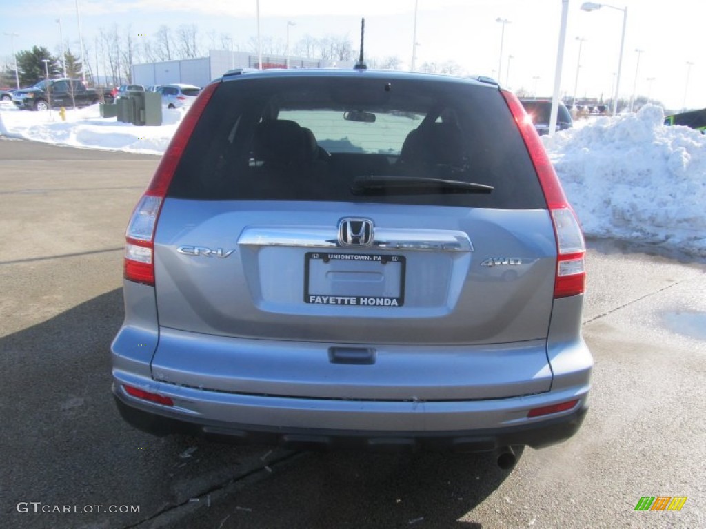 2010 CR-V EX-L AWD - Glacier Blue Metallic / Gray photo #3