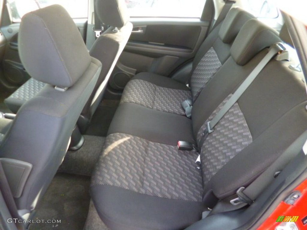 2007 SX4 AWD - Bright Red / Black photo #14
