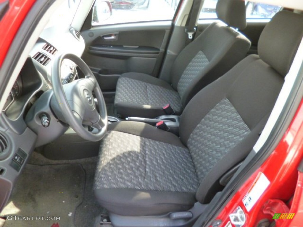 2007 SX4 AWD - Bright Red / Black photo #16