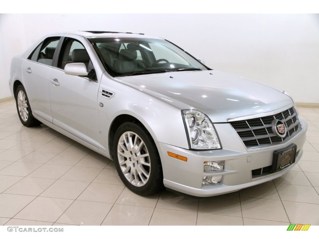 2010 STS 4 V6 AWD - Radiant Silver / Light Gray photo #1