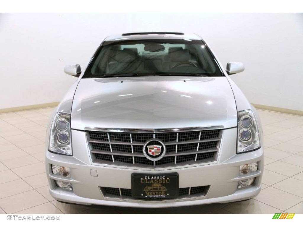 2010 STS 4 V6 AWD - Radiant Silver / Light Gray photo #2
