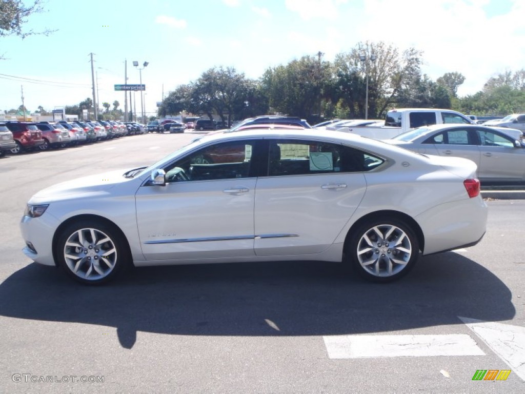 2014 Impala LTZ - White Diamond Tricoat / Jet Black photo #3