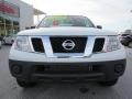 2013 Glacier White Nissan Frontier S V6 Crew Cab  photo #8