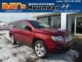 Deep Cherry Red Crystal Pearl 2013 Jeep Compass Sport 4x4