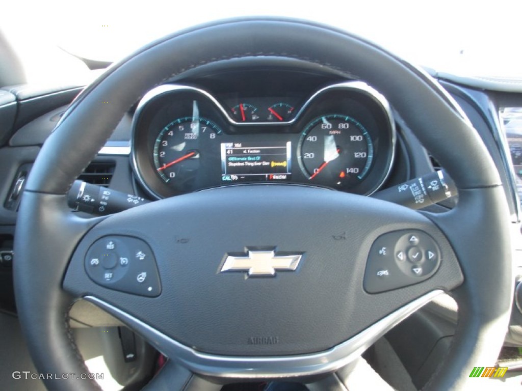2014 Impala LTZ - Ashen Gray Metallic / Jet Black photo #9