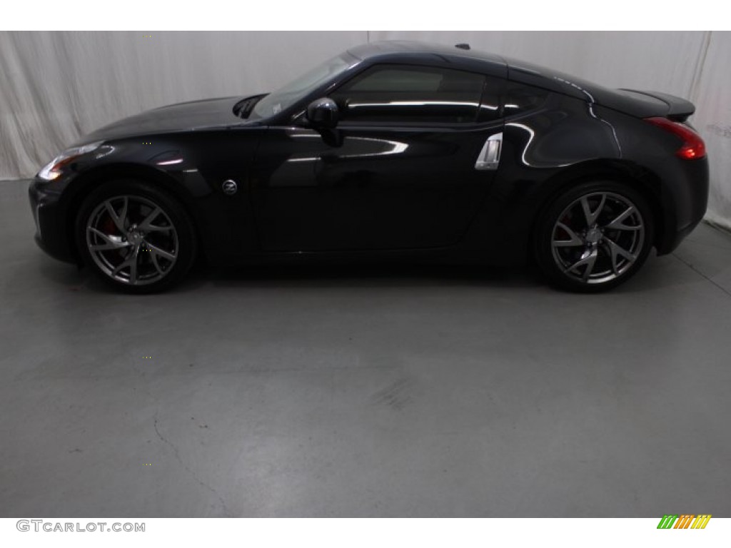 2013 370Z Touring Coupe - Black Cherry / Black photo #4