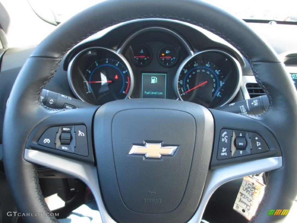 2014 Cruze LT - Rainforest Green Metallic / Jet Black photo #8