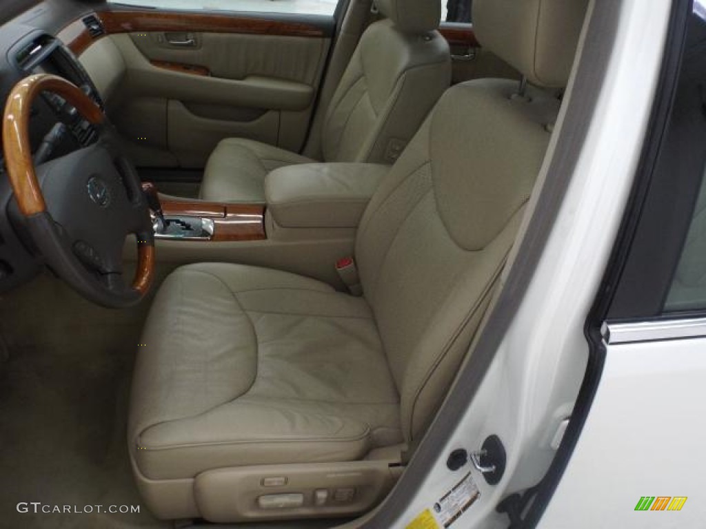 2004 LS 430 - Crystal White / Cashmere photo #5