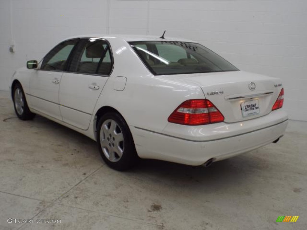 2004 LS 430 - Crystal White / Cashmere photo #6