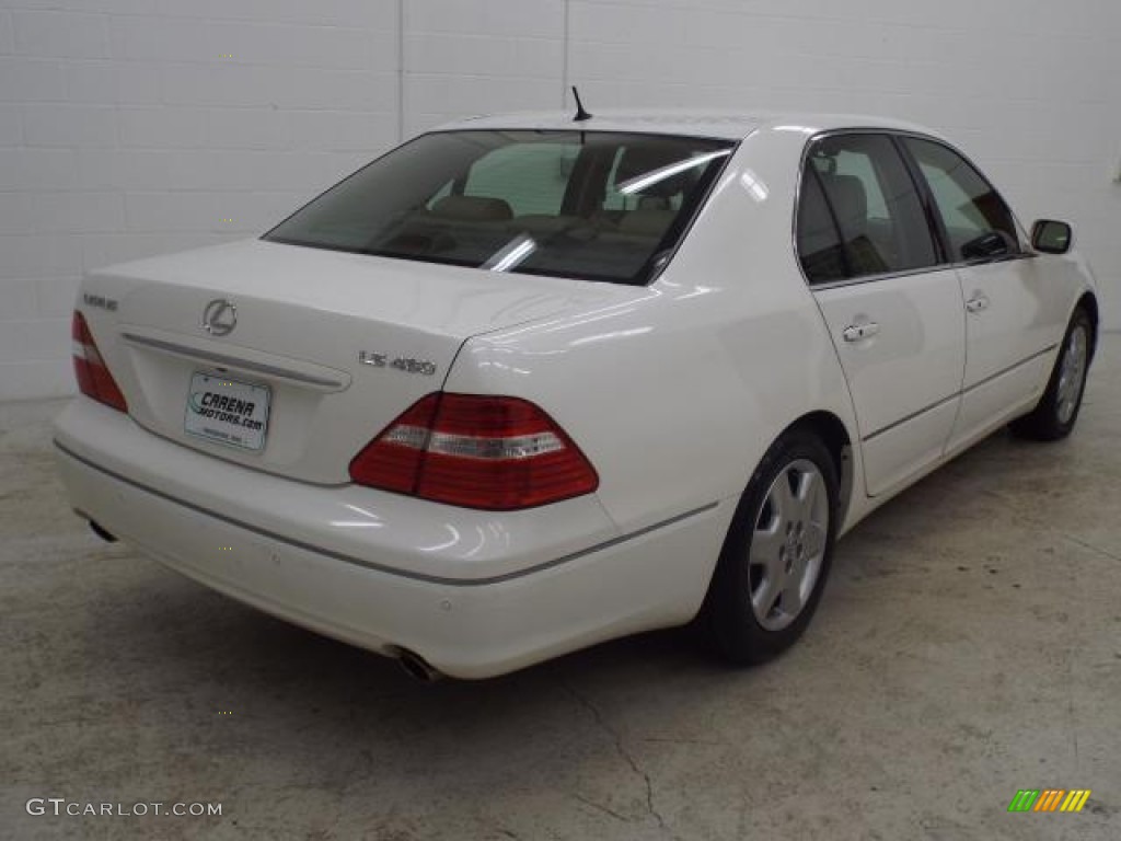 2004 LS 430 - Crystal White / Cashmere photo #7