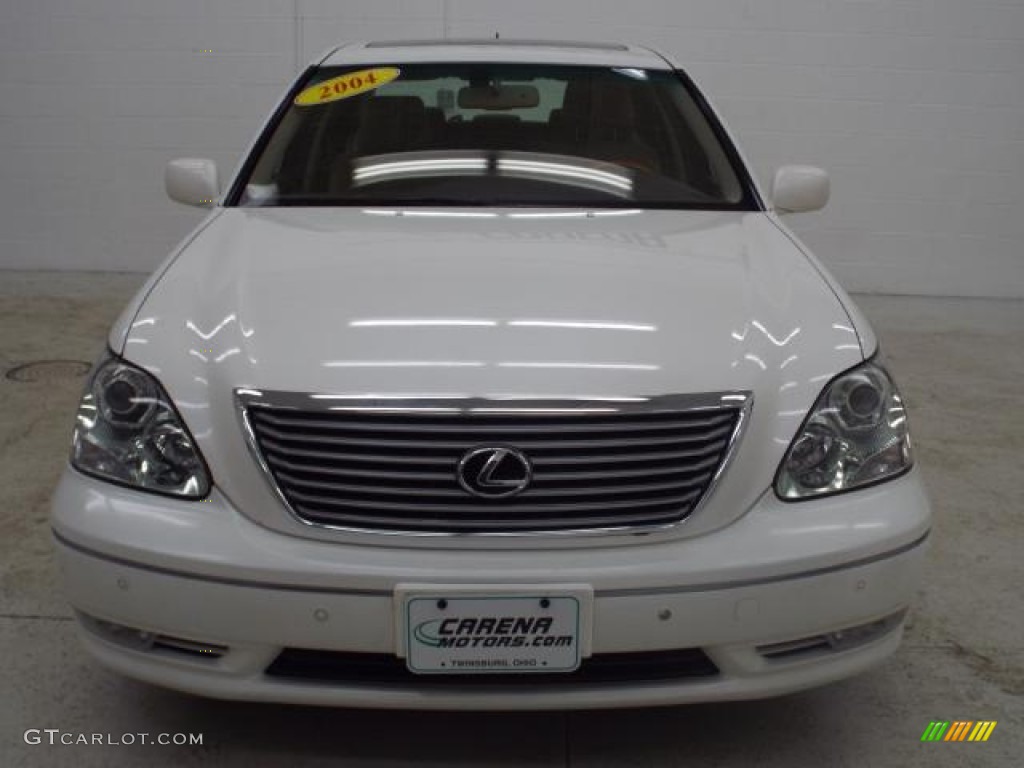 2004 LS 430 - Crystal White / Cashmere photo #8