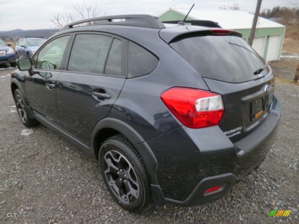 2014 XV Crosstrek 2.0i Premium - Dark Gray Metallic / Black photo #5