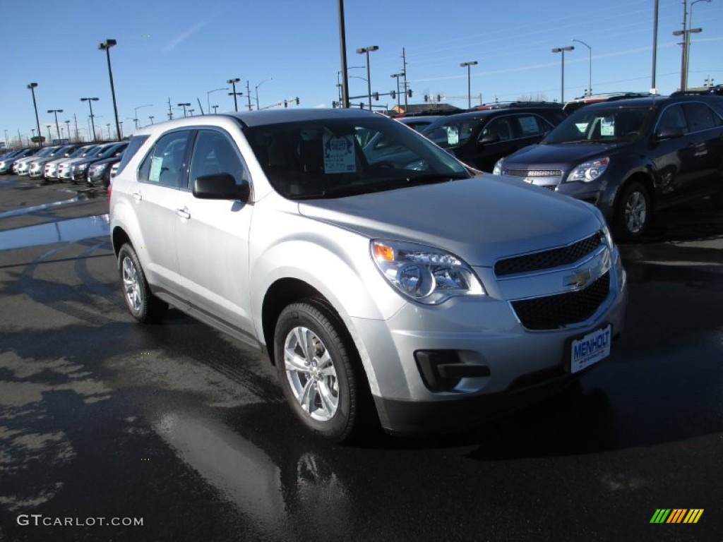 2014 Equinox LS - Silver Ice Metallic / Jet Black photo #1