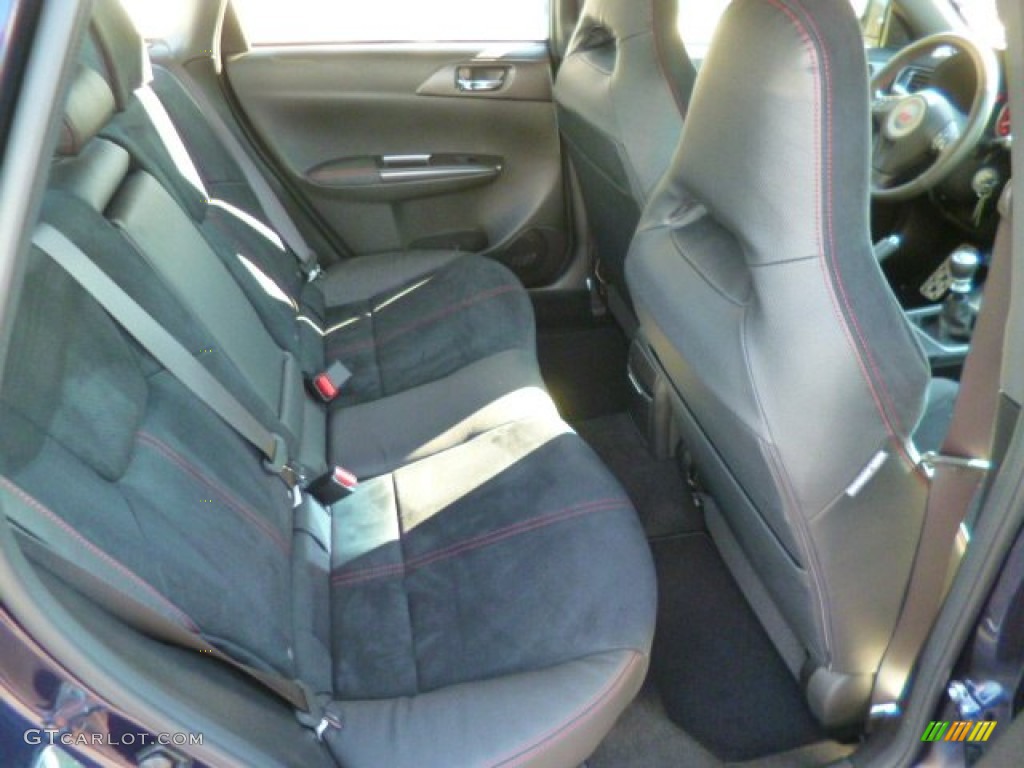 STI Black Alcantara/ Carbon Black Leather Interior 2014 Subaru Impreza WRX STi 4 Door Photo #90654309
