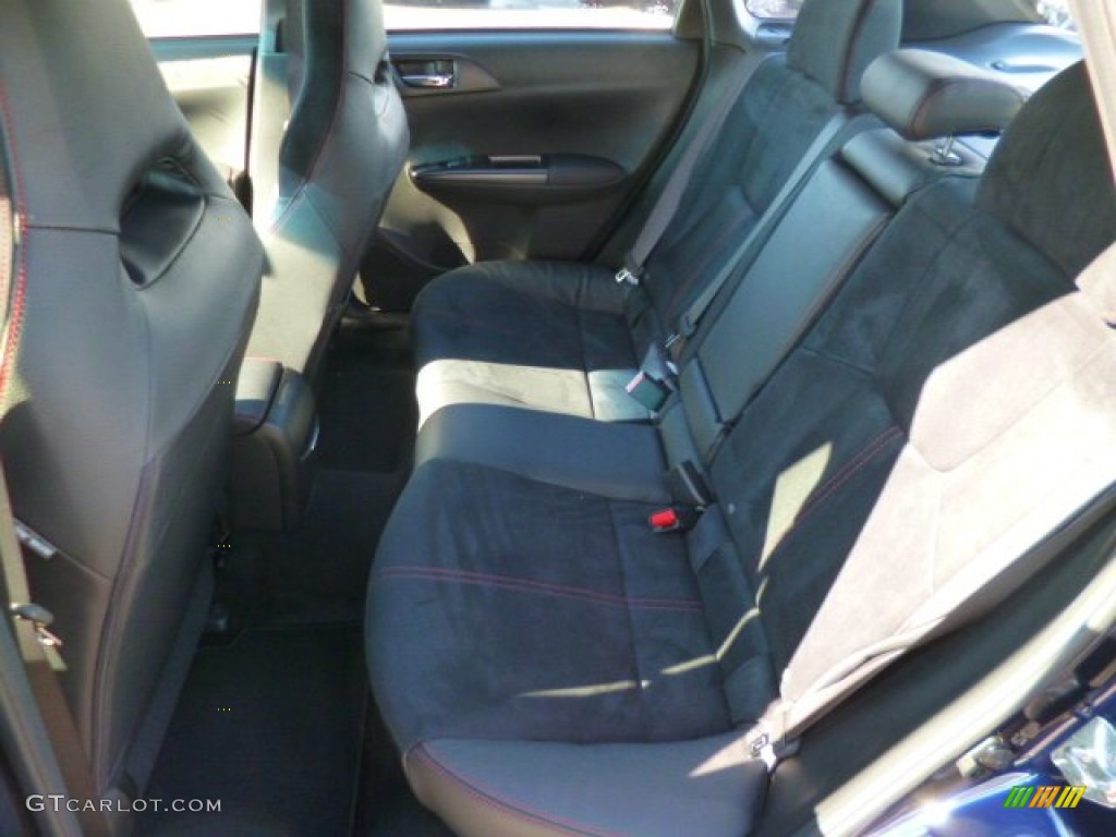 STI Black Alcantara/ Carbon Black Leather Interior 2014 Subaru Impreza WRX STi 4 Door Photo #90654336