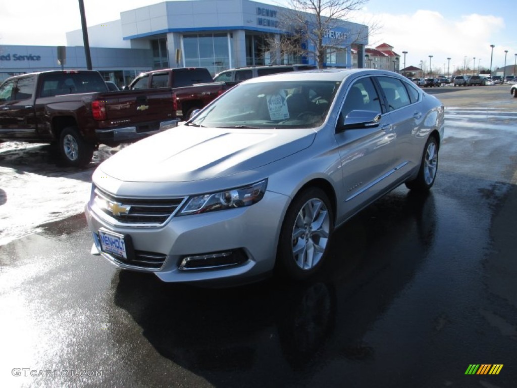 2014 Impala LTZ - Silver Ice Metallic / Jet Black photo #2