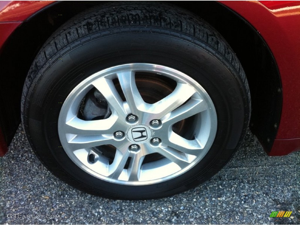 2007 Accord EX-L Sedan - Moroccan Red Pearl / Gray photo #3