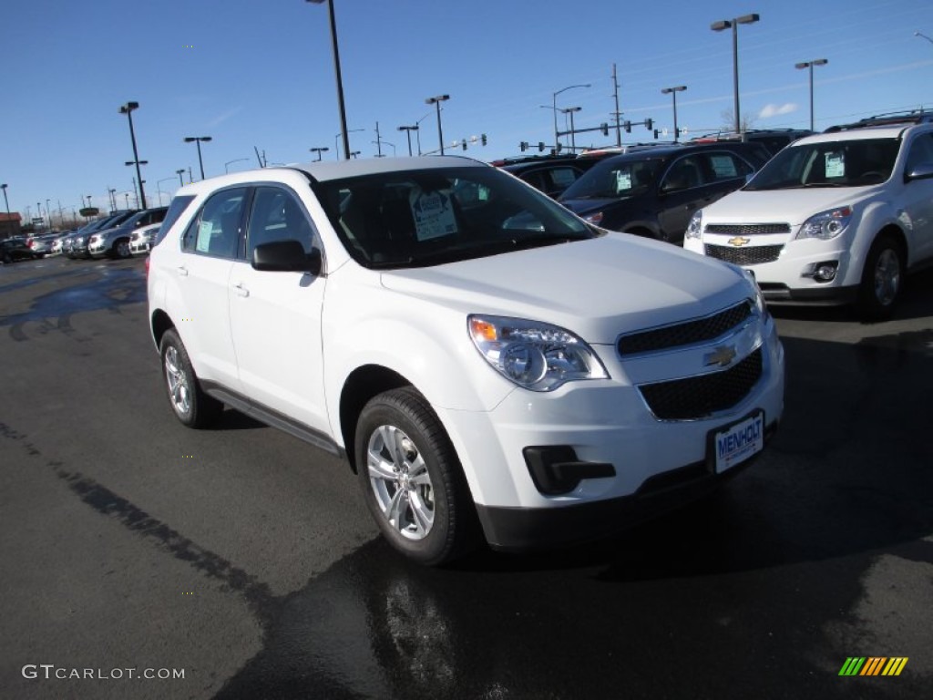 2014 Equinox LS - Summit White / Jet Black photo #1