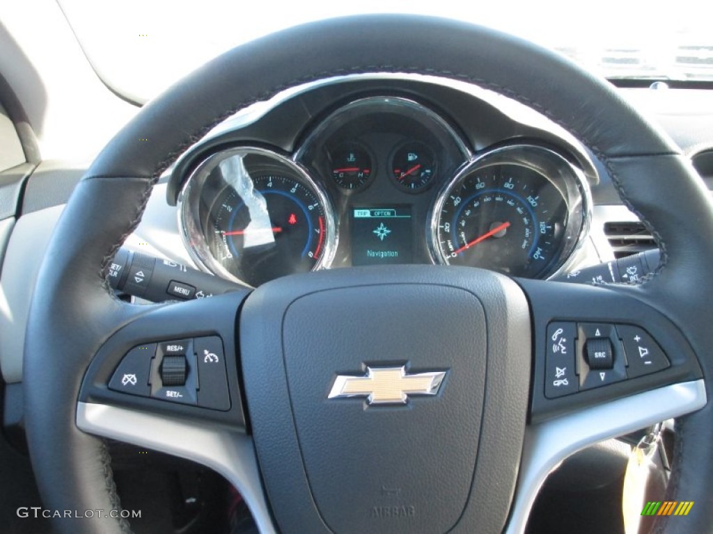 2014 Cruze LT - Black Granite Metallic / Medium Titanium photo #8