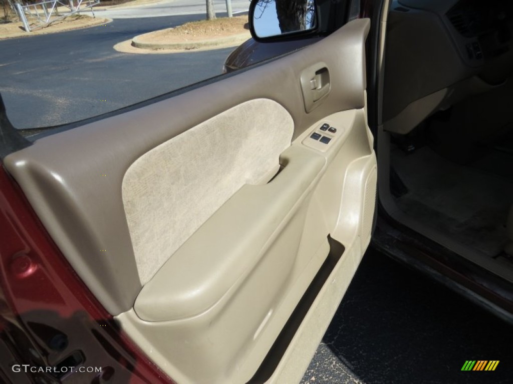 2002 Sienna LE - Vintage Red Pearl / Oak photo #7