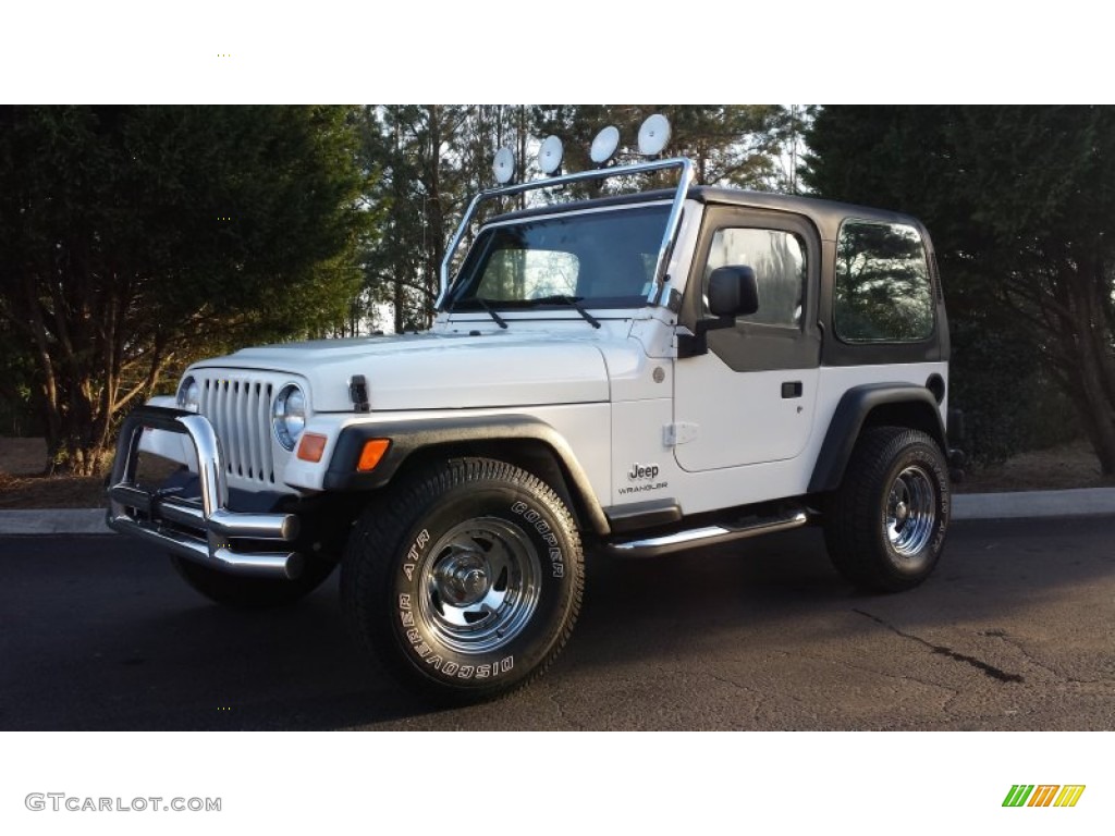 2004 Wrangler SE 4x4 - Stone White / Dark Slate Gray photo #1