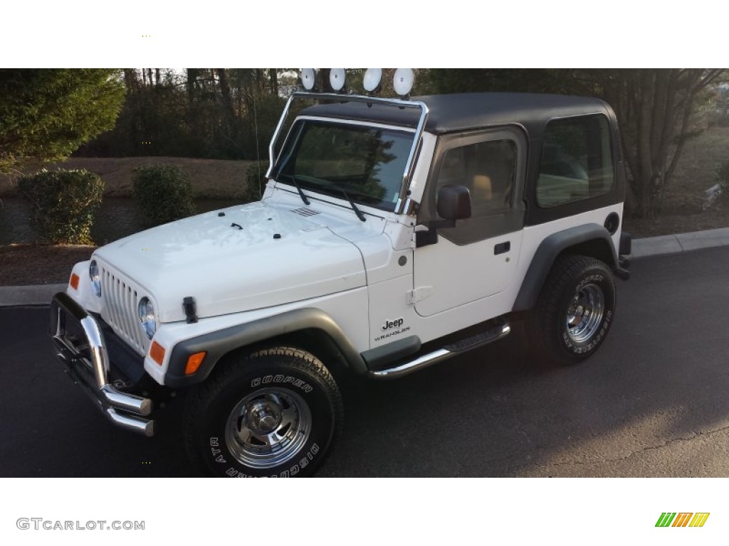 2004 Wrangler SE 4x4 - Stone White / Dark Slate Gray photo #5