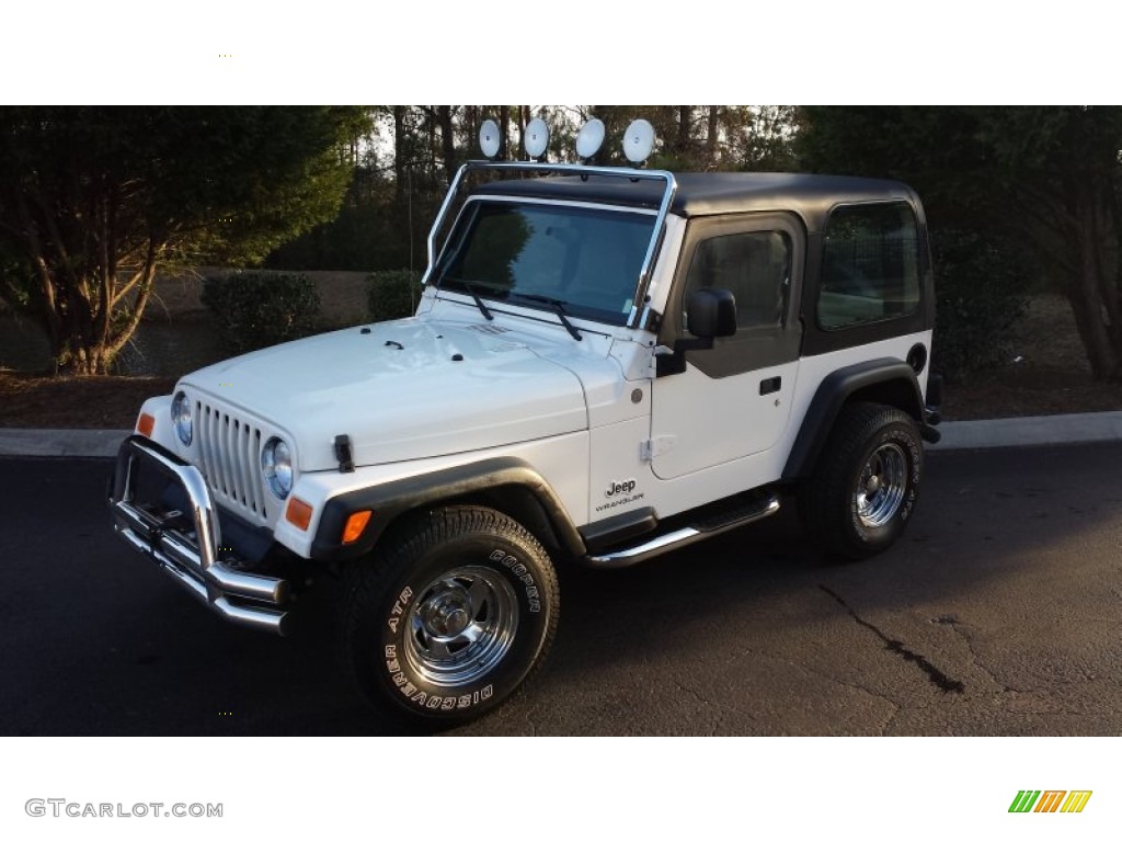 2004 Wrangler SE 4x4 - Stone White / Dark Slate Gray photo #6