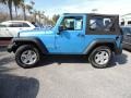 2010 Surf Blue Pearl Jeep Wrangler Sport 4x4  photo #2