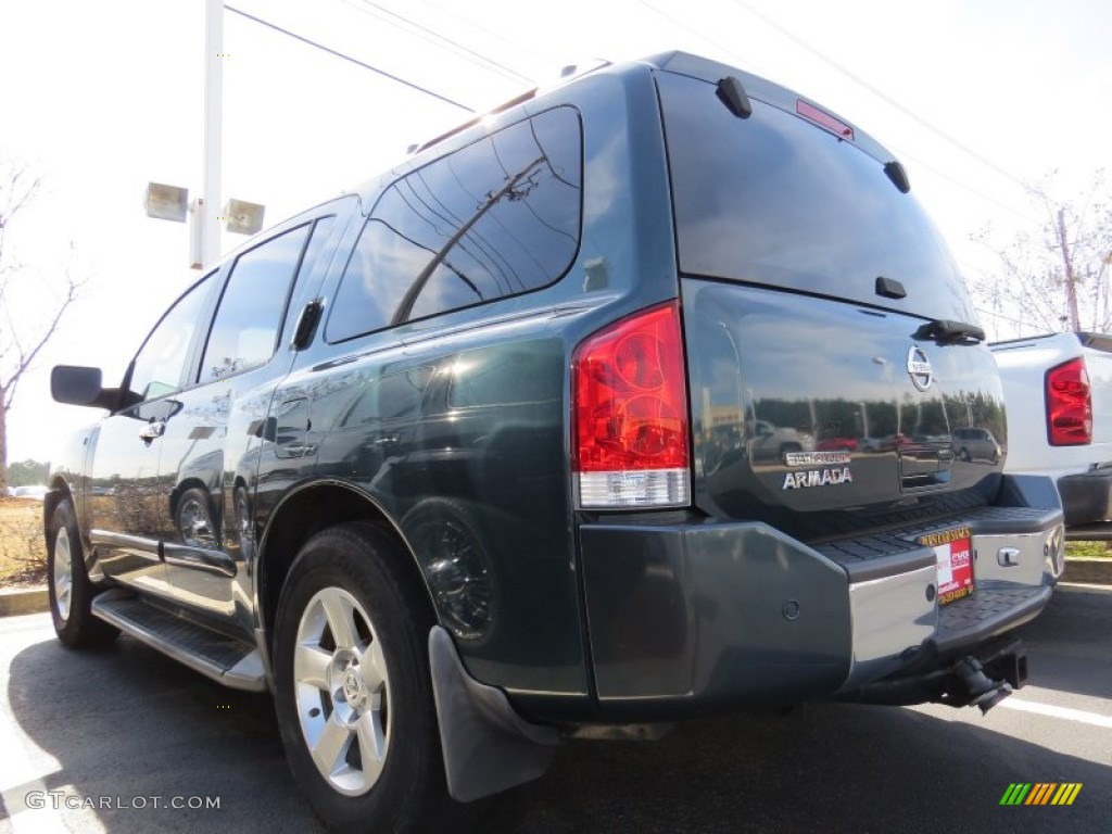 2004 Armada SE 4x4 - Deep Water Blue Metallic / Graphite/Titanium photo #2