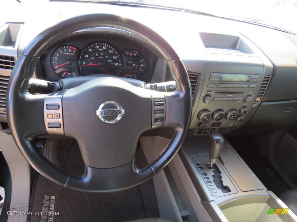 2004 Armada SE 4x4 - Deep Water Blue Metallic / Graphite/Titanium photo #7